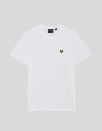 Lyle & Scott Lyle And Scott Mens Textured Jacquard T-Shirt - White - Size: 44/Regular