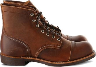 Red Wing Shoes Stivali Iron Ranger con lacci - Marrone