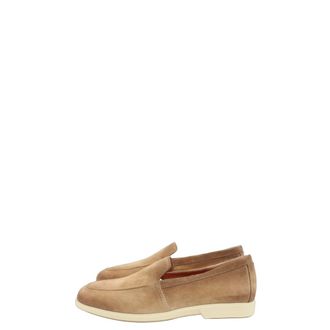 Santoni Loafers, male, Beige, Size: 6 1/2 US Malibu Slip-On Loafer