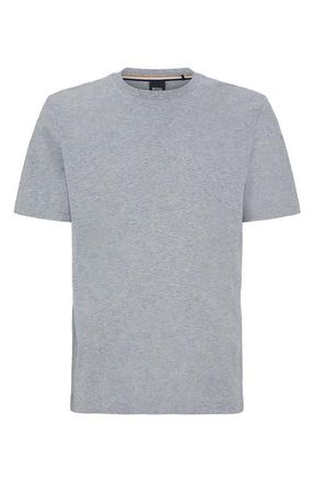 BOSS Thompson Solid T-Shirt in Silver at Nordstrom, Size Xxx-Large