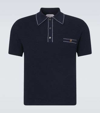Versace Cotton polo sweater