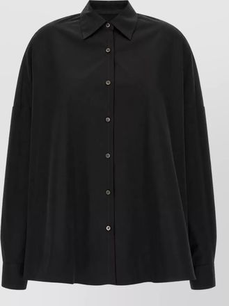 Dries Van Noten cotton oversized long-sleeve shirt