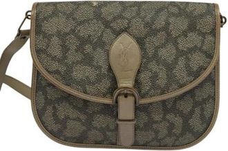 Saint Laurent Tweedehands leren schoudertassen - Dames - Vintage Schoudertas - Beige - ONE Size - Leer - Vintage