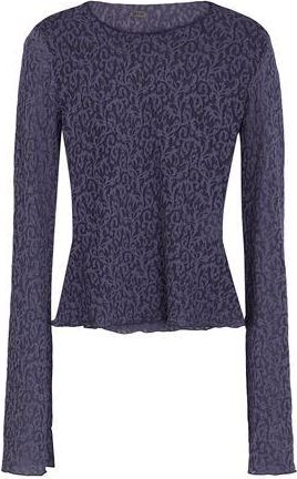 8 by YOOX SEMI-SHEER LACE TOP