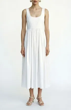 Vero Moda Ane Midi Dress in Cloud Dancer at Nordstrom Rack, Size X-Large