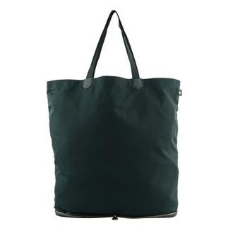 Pourchet Tassen, Dames, Groen, ONE Size, Leer, Travel Grote Tote