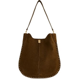 Rebecca Minkoff Darren Slim Suede Hobo in Vintage at Nordstrom