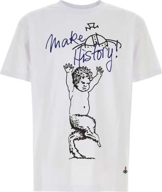 Vivienne Westwood T-shirt Fawn con stampa grafica - Bianco