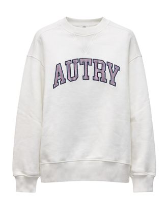 Autry Mens White Logo Sweatshirt