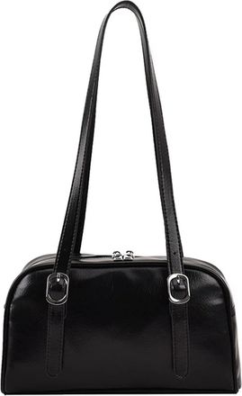 Generic Commuter Shoulder Bags For Women Designer Handbags Pure(Black)