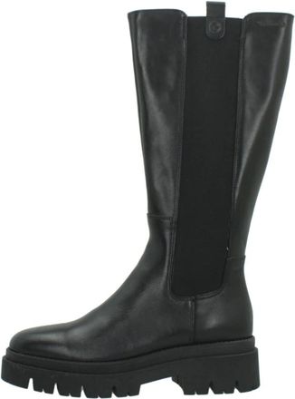 Tamaris Hoge laars - Dames - Schoenen - Zwart - Maat: 39 EU Leer