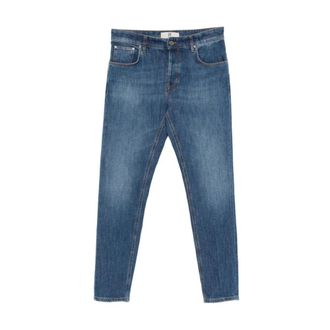 Pantaloni Torino Slim-fit Jeans, male, Blue, Size: W34 Pantalone denim cinque tasche