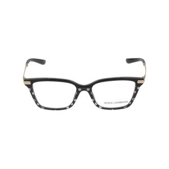 Dolce & Gabbana Glasses, female, Black, Size: 52 MM Optical Frame