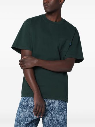 Awake NY logo-embroidered T-shirt - men - Fabric - S - Green