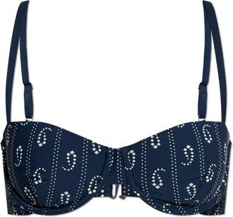 Tory Burch De Bikini Top - Dames - Bikinis - Blauw - S - Badmode