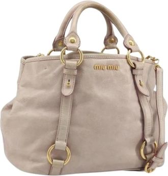 Miu Miu Pre-owned Handbags, female, Pink, Size: ONE SIZE Pre-owned Hand Bag