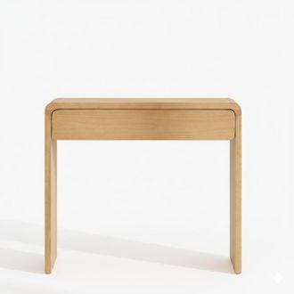 Wabi Home Consola de madera maciza 90cm