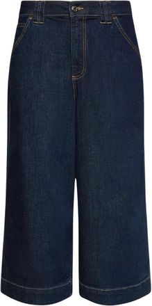 Elena Miro Cropped Jeans - Dames - Cropped Jeans - Blauw - S - Jeans