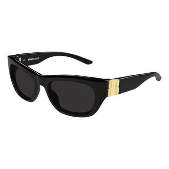 Balenciaga Cat Eye Zonnebril - Dames - Accessoires - Zwart - Maat: 55 MM Nylon