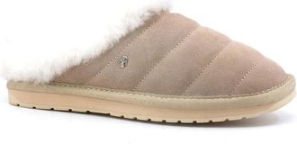 Emu Virginia Slipper - Dames - Pantoffels - Beige - 37 EU - Leer - Schoenen