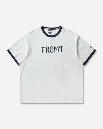 Tommy Hilfiger Men s FRGMT Logo Ringer T-Shirt Ecru