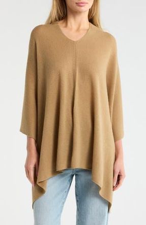 Portolano Cowl Neck Knit Poncho in Incense at Nordstrom Rack