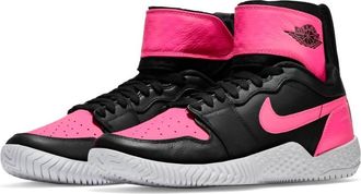 Nike Womens Flare Aj1 Shoes In Black/pink