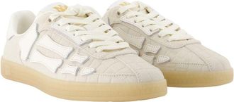 Amiri Womens Pacific Bones Sneaker Beige Calfskin