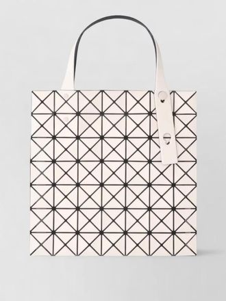 Bao Bao Issey Miyake geometric pattern shoulder bag top handles
