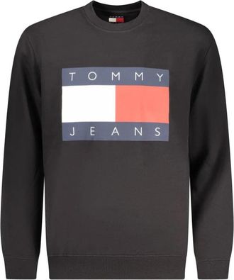 Tommy Hilfiger Sweatshirt met ronde hals - Heren - Sweatshirts - Zwart - S - Katoen - Hoodies & sweatvesten