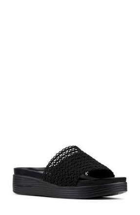 Donald J Pliner Frou Platform Wedge Sandal in Black at Nordstrom Rack, Size 8