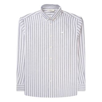 The Goodpeople Seinfield Blauw Overhemd Lange Mouw - Heren - Casual Overhemden - Blauw - S - Overhemden