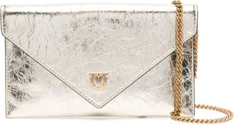 Pinko Borsa mini metallizzata - Oro