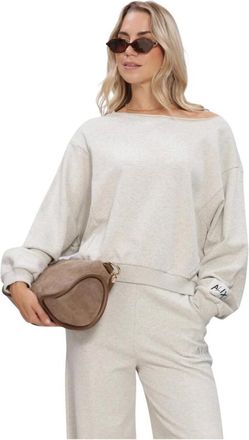 ALIX The Label Alix The Label, Dames, Sweatshirts & Hoodies, Grijs, Maat: XL Katoen