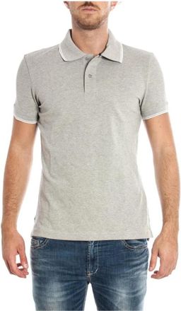 Armani Jeans Klassieke Polo Shirt voor Mannen - Heren - Polos - Grijs - 2XL - Katoen - Tops