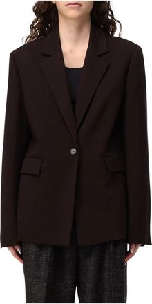 Liviana Conti Jassen - Dames - Blazers - Bruin - XL - Jassen