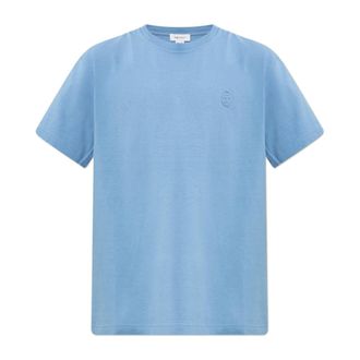 Alexander McQueen Heren, Tops, Blauw, Maat: S Katoen