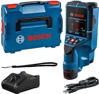 Bosch Scanner Da Parete Bosch D-tect 200 C Con 1x 12v 2,0 Ah + Caricabatterie