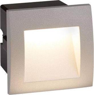 Searchlight Searchlight - Ankle - Luz Led De Pared Para Empotrar Cuadrada Interior / Exterior Gris Ip65