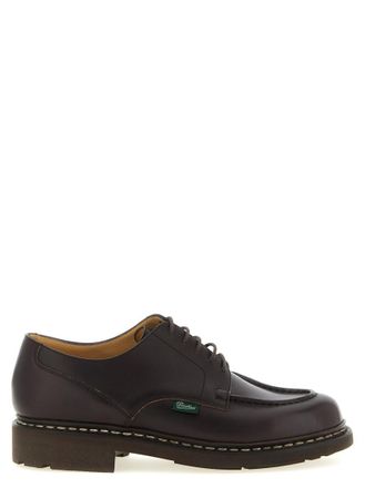 Paraboot Brown Solid Lace Ups Shoes