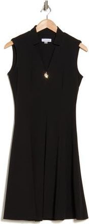 Calvin Klein Sleeveless A-Line Dress in Black at Nordstrom Rack, Size 10
