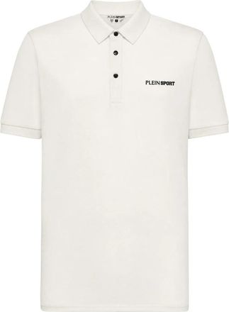 Plein Sport Dry-Fit Poloshirt - Heren - Fitness - Wit - 3XL - Fitness