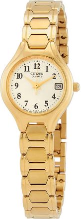 Citizen Quartz Champagne Dial Ladies Watch EU2252-56P