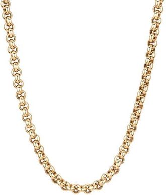 Adina Reyter Chunky Rolo Chain Necklace in 14K Yellow Gold at Nordstrom, Size 18