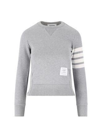 Thom Browne 4-Bar Crewneck Sweatshirt - Grey