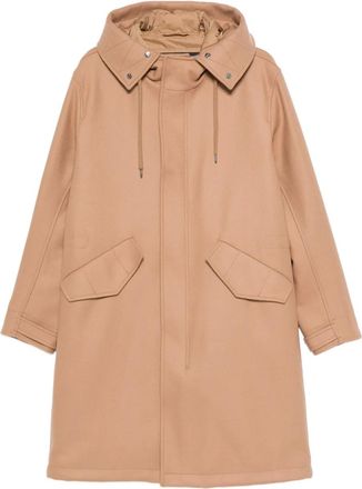 Herno Jas met klepzak en capuchon - Beige