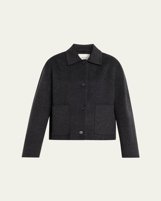 Vince Short Cashmere-Wool Jacket