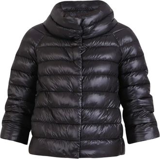 Herno Sofia Cape - Dames - Jassen - Zwart - Maat: M Polyamide