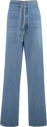 Mother Snacks! The Fold In Funnel Wide-leg Jeans