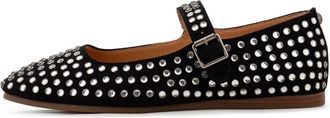Yellow Box Womens Cantara Mary Jane Flat In Black